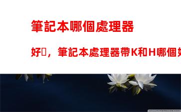 筆記本哪個處理器好，筆記本處理器帶K和H哪個好